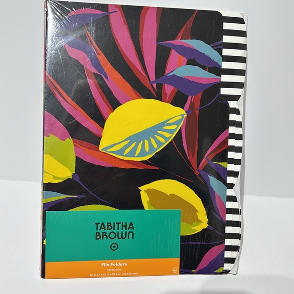 Tabitha Brown LIMITED EDITION Letter Size File Folders Set of 6 Bundle of 3 - Picture 3 of 10